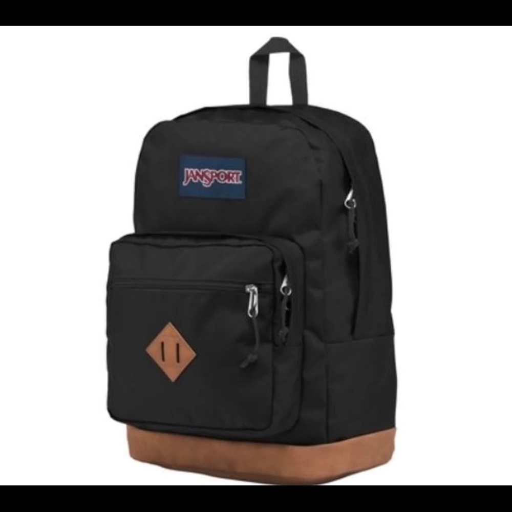 JanSport City View Backpack Black NWT